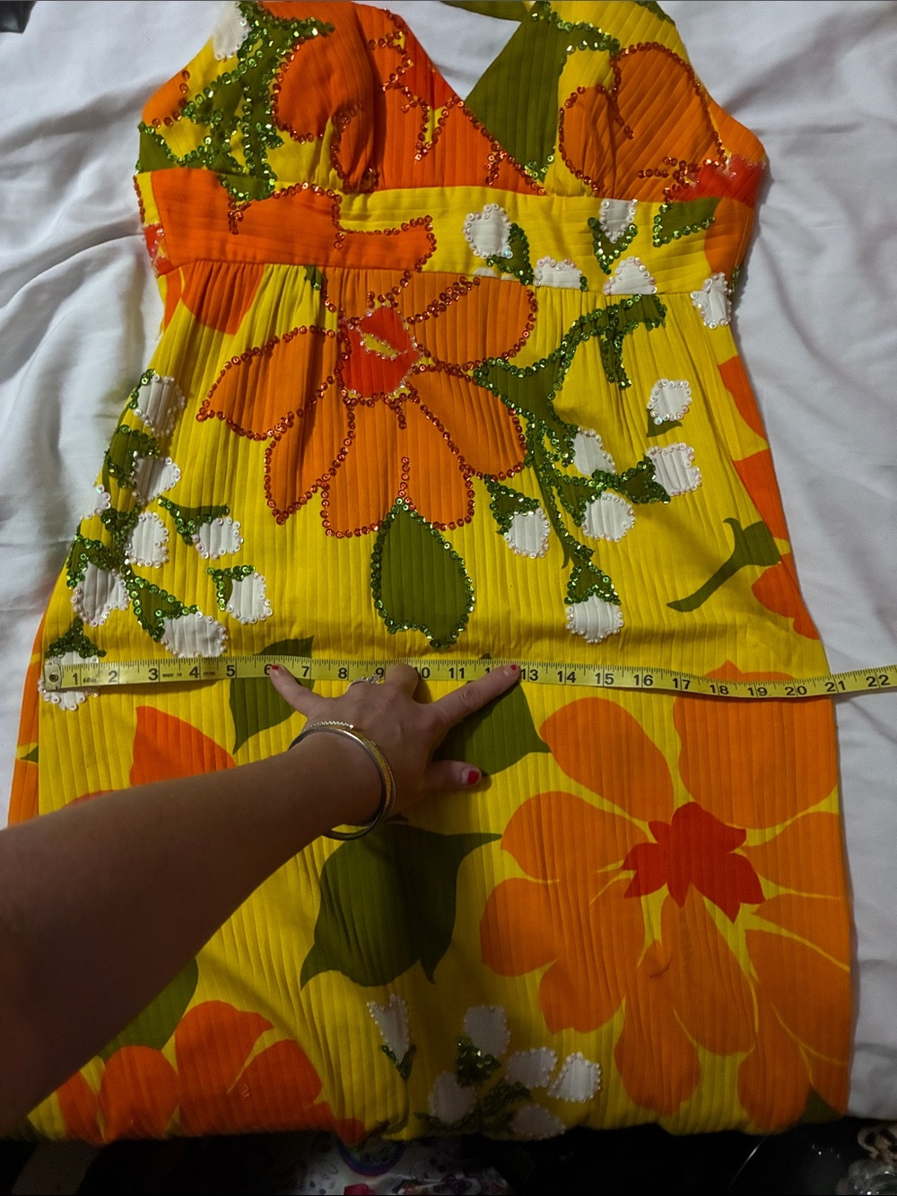 Vintage Malia Honolulu Tiki Retro Pinup Dress - Picture 7 of 7